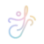 gradient w logo